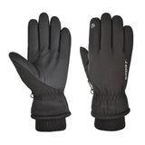 Maxbell Windproof Gloves Touchscreen Thermal Fleece Sports Snowboarding HX 102 Black - Aladdin Shoppers