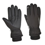 Maxbell Windproof Gloves Touchscreen Thermal Fleece Sports Snowboarding HX 102 Black - Aladdin Shoppers