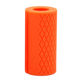 Maxbell Maxbell 2x Bar Grips Weight Training Fit 25mm 28mm 30mm Diameter Arm Workout for Gym Orange