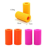 Maxbell Maxbell 2x Bar Grips Weight Training Fit 25mm 28mm 30mm Diameter Arm Workout for Gym Orange