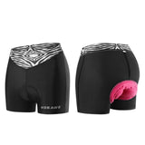 Maxbell Women 3D Thick Gel Pad Cycling Shorts Bike Underwear Breathable White XL - Aladdin Shoppers