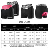 Maxbell Women 3D Thick Gel Pad Cycling Shorts Bike Underwear Breathable White XL - Aladdin Shoppers