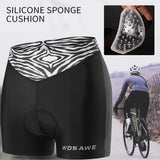 Maxbell Women 3D Thick Gel Pad Cycling Shorts Bike Underwear Breathable White XL - Aladdin Shoppers