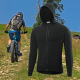 Maxbell Reflective Cycling Running Jacket Windproof Hooded Windbreaker Soft L - Aladdin Shoppers