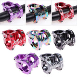 Maxbell Bike Stem 31.8mm Aluminum Alloy Short Bar Stem for Most Bicycles Colorful - Aladdin Shoppers