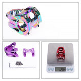 Maxbell Bike Stem 31.8mm Aluminum Alloy Short Bar Stem for Most Bicycles Colorful - Aladdin Shoppers
