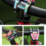 Maxbell Bike Stem 31.8mm Aluminum Alloy Short Bar Stem for Most Bicycles Colorful - Aladdin Shoppers