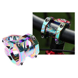 Maxbell Bike Stem 31.8mm Aluminum Alloy Short Bar Stem for Most Bicycles Colorful - Aladdin Shoppers