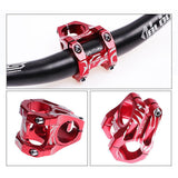 Maxbell Bike Stem 31.8mm Aluminum Alloy Short Bar Stem for Most Bicycles Red - Aladdin Shoppers