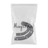 Maxbell 2x2 Pieces Bike Handlebar Tape Cycling Anti-Skid for Road Bike White print