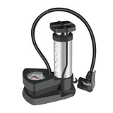 Maxbell High Pressure Bike Foot Pump Aluminum Alloy Bicycle Floor Air Pump Gauge Silver - Aladdin Shoppers