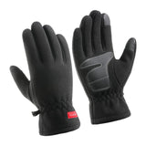 Maxbell Bike Cycling Gloves Full Finger Touch Screen Men/Women Thick Warm XL Black 1 - Aladdin Shoppers