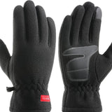 Maxbell Bike Cycling Gloves Full Finger Touch Screen Men/Women Thick Warm XL Black 1 - Aladdin Shoppers