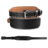 Maxbell 1x PU Leather Weight Lifting Belt Black Training Gym Body Building Men Women XL 130cm - Aladdin Shoppers