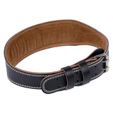 Maxbell 1x PU Leather Weight Lifting Belt Black Training Gym Body Building Men Women XL 130cm - Aladdin Shoppers