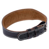 Maxbell 1x PU Leather Weight Lifting Belt Black Training Gym Body Building Men Women XL 130cm - Aladdin Shoppers