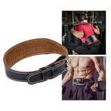 Maxbell 1x PU Leather Weight Lifting Belt Black Training Gym Body Building Men Women XL 130cm - Aladdin Shoppers