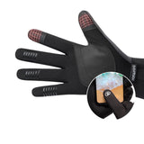 Maxbell Full Finger Gloves Non-Slip Waterproof Thermal Winter Cycling Black L - Aladdin Shoppers