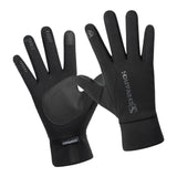 Maxbell Full Finger Gloves Non-Slip Waterproof Thermal Winter Cycling Black L - Aladdin Shoppers