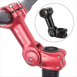 Maxbell Aluminium Alloy Bicycle Stem Handlebar Accessories Riser for Track Bike MTB black 31.8X125mm - Aladdin Shoppers