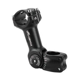 Maxbell Aluminium Alloy Bicycle Stem Handlebar Accessories Riser for Track Bike MTB black 31.8X125mm - Aladdin Shoppers