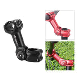 Maxbell Aluminium Alloy Bicycle Stem Handlebar Accessories Riser for Track Bike MTB black 31.8X125mm - Aladdin Shoppers
