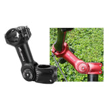 Maxbell Aluminium Alloy Bicycle Stem Handlebar Accessories Riser for Track Bike MTB black 31.8X125mm - Aladdin Shoppers