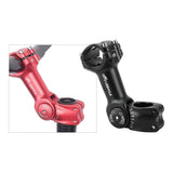 Maxbell Aluminium Alloy Bicycle Stem Handlebar Accessories Riser for Track Bike MTB black 31.8X125mm - Aladdin Shoppers