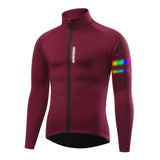 Maxbell Cycling Jacket Warm Full Sleeve Bicycle Rides Sports MTB Coat Red M - Aladdin Shoppers