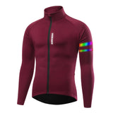 Maxbell Cycling Jacket Warm Full Sleeve Bicycle Rides Sports MTB Coat Red M - Aladdin Shoppers