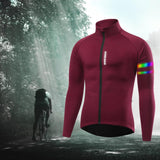 Maxbell Cycling Jacket Warm Full Sleeve Bicycle Rides Sports MTB Coat Red M - Aladdin Shoppers