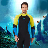 Maxbell Diving Wetsuit Full Length Surf Diving Suit Swimsuit Men Black XL - Aladdin Shoppers