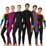 Maxbell Diving Wetsuit Full Length Surf Diving Suit Swimsuit Men Black XL - Aladdin Shoppers