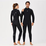Maxbell Diving Wetsuit Full Length Surf Diving Suit Swimsuit Men Black XL - Aladdin Shoppers