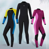Maxbell Diving Wetsuit Full Length Surf Diving Suit Swimsuit Men Black XL - Aladdin Shoppers