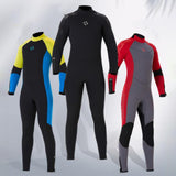 Maxbell Diving Wetsuit Full Length Surf Diving Suit Swimsuit Men Black XL - Aladdin Shoppers