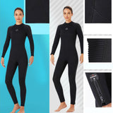 Maxbell Diving Wetsuit Full Length Surf Diving Suit Swimsuit Men Black XL - Aladdin Shoppers