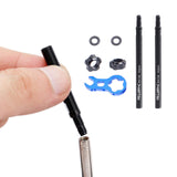 Maxbell Aluminum AlloyBicycle Air Nozzle Valve Extender Accessories for Outdoors Detachable 80mm - Aladdin Shoppers