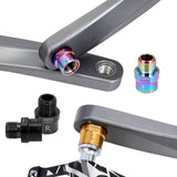 Maxbell 1 Pair Left Right Bike Pedal Extender Pedal Spacers Adapter Colorful 20mm - Aladdin Shoppers
