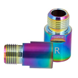 Maxbell 1 Pair Left Right Bike Pedal Extender Pedal Spacers Adapter Colorful 20mm - Aladdin Shoppers