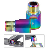 Maxbell 1 Pair Left Right Bike Pedal Extender Pedal Spacers Adapter Colorful 20mm - Aladdin Shoppers