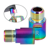 Maxbell 1 Pair Left Right Bike Pedal Extender Pedal Spacers Adapter Colorful 20mm - Aladdin Shoppers