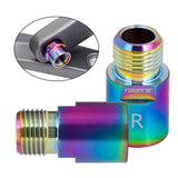 Maxbell 1 Pair Left Right Bike Pedal Extender Pedal Spacers Adapter Colorful 20mm - Aladdin Shoppers