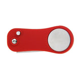 Maxbell Portable Golf Divot Tool Golf Ball Mark Pitch Cleaner Repairer Fork Red - Aladdin Shoppers