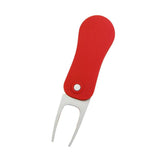 Maxbell Portable Golf Divot Tool Golf Ball Mark Pitch Cleaner Repairer Fork Red - Aladdin Shoppers