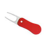 Maxbell Portable Golf Divot Tool Golf Ball Mark Pitch Cleaner Repairer Fork Red - Aladdin Shoppers