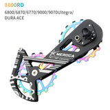 Maxbell Bike Rear Derailleur Road Bike 16T Cycling Bicycle Derailleur for Road Bike 8800RD Colorful - Aladdin Shoppers