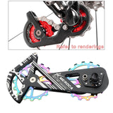 Maxbell Bike Rear Derailleur Road Bike 16T Cycling Bicycle Derailleur for Road Bike 8800RD Colorful - Aladdin Shoppers