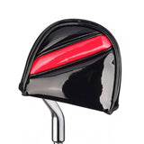 Maxbell Golf Mallet Putter Cover with Magnetic Headcover for Golfer Gift black red - Aladdin Shoppers