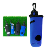 Maxbell Golf Ball Carry Bag with Hook for 3 Golf Ball 3 Tees Waist Pouch Blue Bag - Aladdin Shoppers